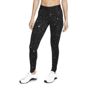 Nike Pro Women’s Warm Starry Night Leggings Training Tights size medium